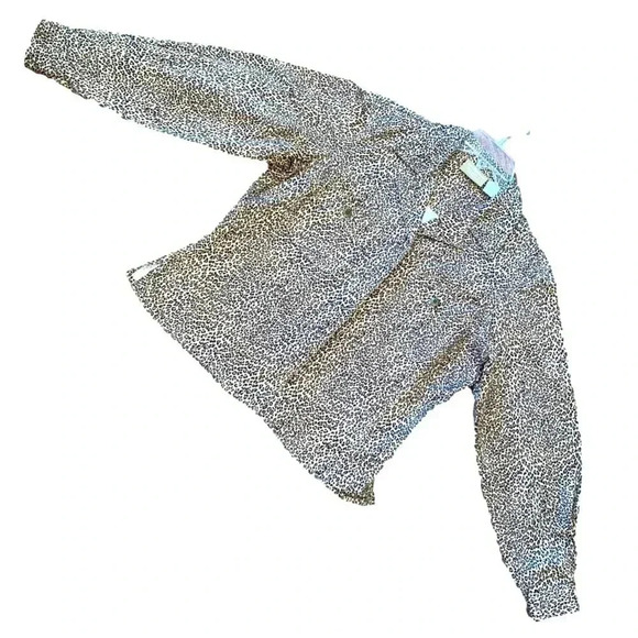 Liz Claiborne Animal Print Blazer Jacket Size 6 Petite BEAUTIFUL - Picture 6 of 12